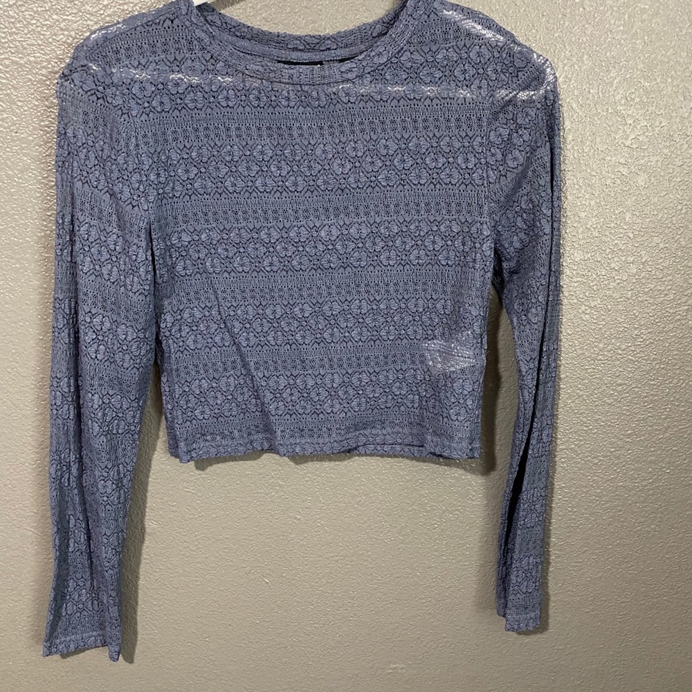 See through, long sleeve shirts